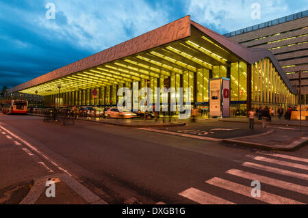 La Stazione Termini di Roma la stazione ferroviaria principale, progettato da Angiolo Mazzoni, Leo Calini, Massimo Castellazzi, Vasco Fadigati Foto Stock