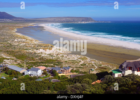 Spiaggia, Fish Hoek, Western Cape, Sud Africa e Africa Foto Stock