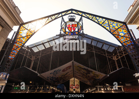 Mercat San Josep La Boqueria, Barcellona, Spagna Foto Stock