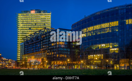 Sony Centre di Berlino, a Potsdamer Platz piazza Potsdam Foto Stock