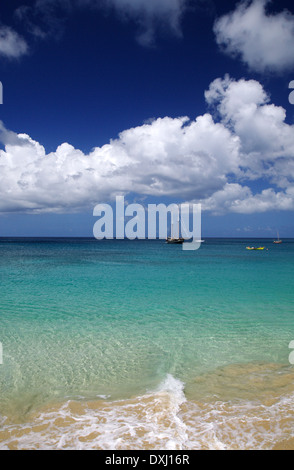 Store Bay Beach, Tobago Foto Stock