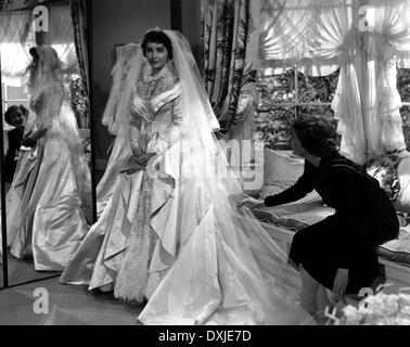 Il padre della sposa (US1950) Elizabeth Taylor abito da sposa Foto Stock