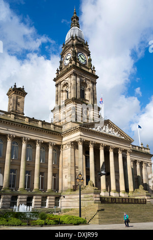 Bolton Town Hall. Lancashire. Foto Stock