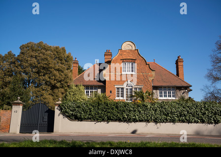 Posh house, Parkside, Wimbledon, London, Regno Unito Foto Stock