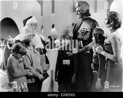 Babbo Natale conquista i marziani Foto Stock