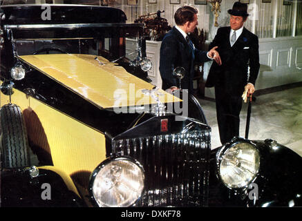 Il Giallo Rolls Royce Foto Stock