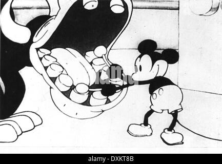 MICKEY MOUSE, Steamboat Willie, 1928 Foto Stock