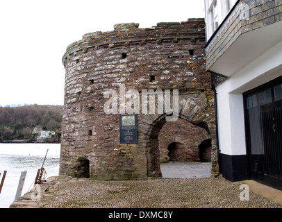 Bayard's Cove Fort, Dartmouth, Devon, Regno Unito Foto Stock