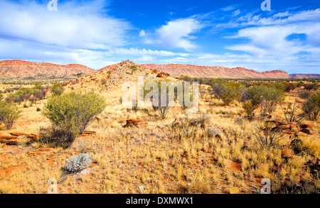 West MacDonnell Ranges Australia centrale di Territorio del Nord Foto Stock
