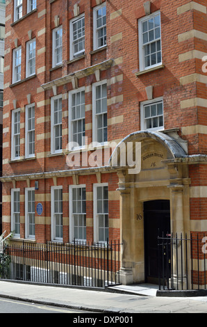 Durham House di John Adam Street, Londra, Regno Unito. Foto Stock