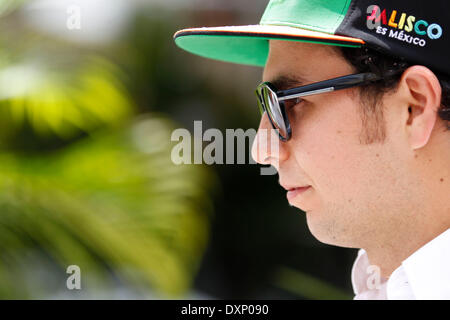 Motorsports: FIA Formula One World Championship 2014, il Gran Premio della Malesia, #11 Sergio Perez (MEX, Sahara Force India F1 Team), Foto Stock