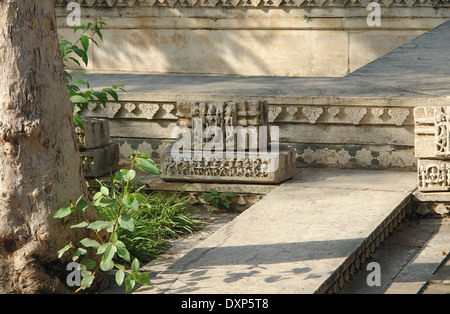 Particolare attorno al City Palace di Udaipur, una città che si trova nel Rajasthan, India Foto Stock