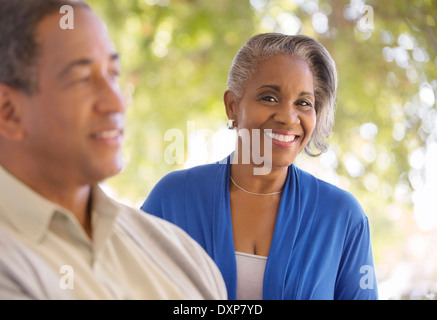 Ritratto di sorridente donna senior Foto Stock