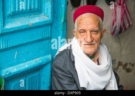 Uomo locale a Sousse, Tunisia Foto Stock