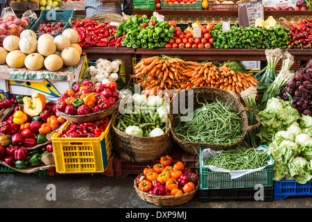 Mercato ortofrutticolo, Sousse, Tunisia Foto Stock
