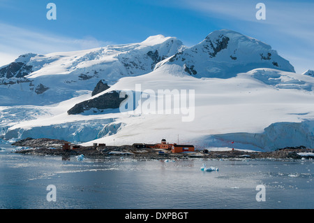 Base cilena Antartide Foto Stock