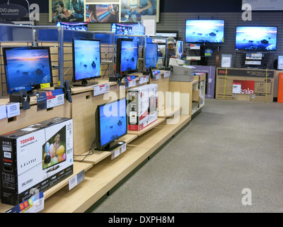 TV (Telly & Tellies) Display in Sears Store, Westshore Plaza, Tampa, FL, Stati Uniti d'America Foto Stock