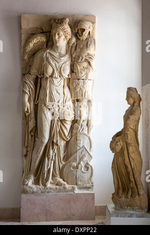 Antica statua romana, Cartagine Museo Nazionale, Tunisi, Tunisia Foto Stock