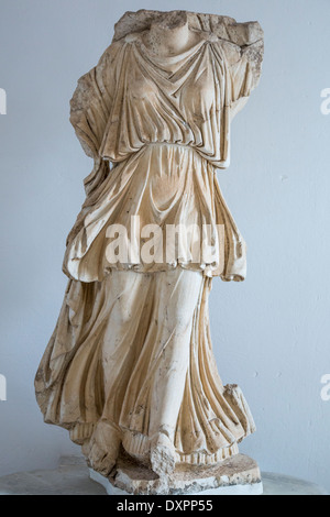 Statua romana di Cartagine Museo Nazionale, Tunisi, Tunisia Foto Stock