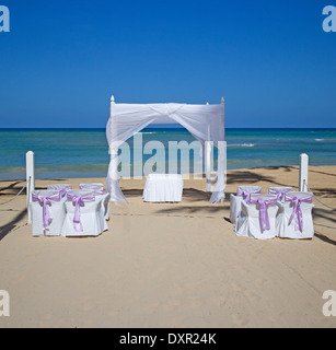 Matrimonio sulla spiaggia Foto Stock