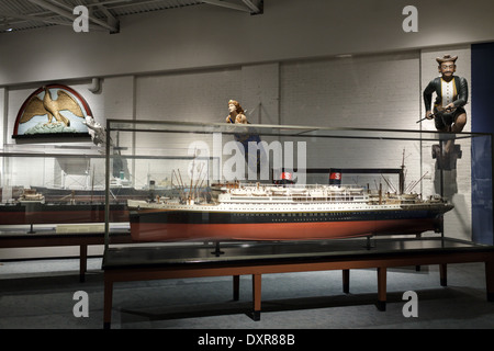 All'interno di Mariners' Museo Newport News, Virginia. Foto Stock