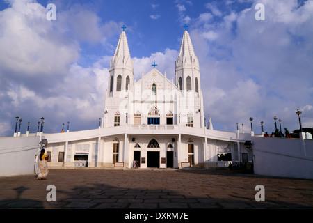 Santuario Basilica di Nostra Signora della Salute di Vailankanni, distretto di Nagapattinam, Tamil Nadu, India