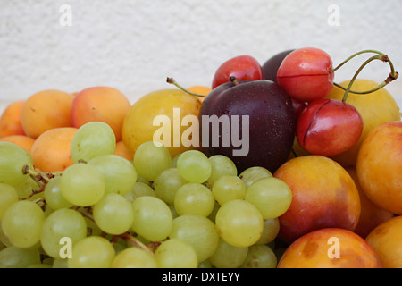 Freschi frutti estivi Foto Stock