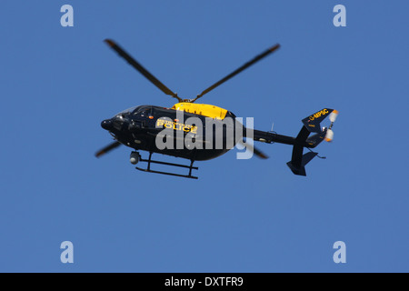 La Metropolitan Police aria unità di supporto Eurocopter EC145 Foto Stock