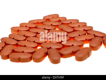 La simvastatina (statina) 20mg compresse, Londra Foto Stock