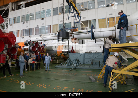 Expedition 39 Gruppo Soyuz Foto Stock