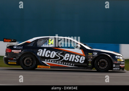 Hunter Abbott (GBR) Exocet Racing Audi A4 Foto Stock