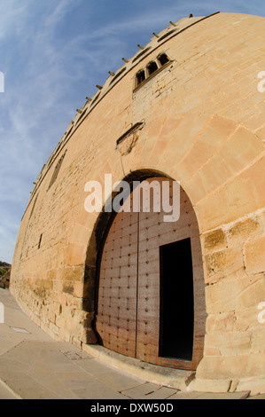 Portone del castello di Valderrobres, Spagna Foto Stock