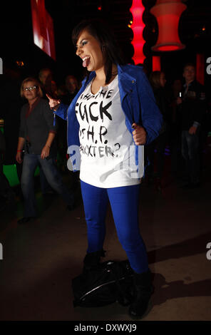 Melissa Heiduk al aftershow party del finale del tedesco TV VOX mostra 'X fattore' alla MMC Studios. Dove: Colonia Germania Quando: 26 Nov 2012 Foto Stock