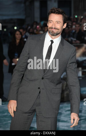 Hugh Jackman in arrivo per il Regno Unito o Premiere Noè, di Odeon Leicester Square, Londra. 31/03/2014/picture alliance Foto Stock