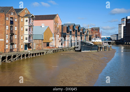 Nave da traino Arctic Corsair ormeggiata nel quartiere dei musei sul fiume Hull East Yorkshire Inghilterra Regno Unito Gran Bretagna Foto Stock