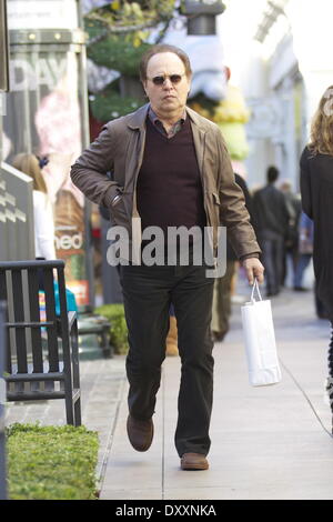 Billy Crystal visto con sua moglie Janice cristallo e i nipoti di shopping natalizio a Grove Los Angeles California- 21.12.12 con: Billy Crystal quando: 21 Dic 2012 Foto Stock