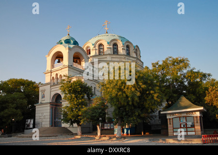 La Crimea. Evpatoria, Cattedrale di San Nicola. Tempio ortodosso Foto Stock