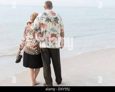 Paio di godersi il tempo libero in Florida, Stati Uniti d'America Foto Stock