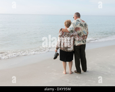 Paio di godersi il tempo libero in Florida, Stati Uniti d'America Foto Stock