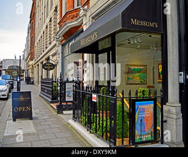 Messum's gallerie d'arte contemporanea a Cork Street, Mayfair, London, England, Regno Unito Foto Stock