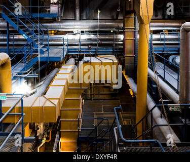 Amagerforbraending (Amager Resource Center), Copenhagen, Danimarca. Architetto: sconosciuto, 1972. Foto Stock