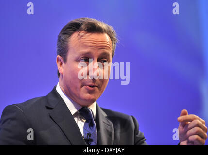 La CBI Conferenza Annuale tenutasi presso la struttura Grosvenor House dotata di: il Primo Ministro David Cameron dove: London Regno Unito quando: 19 Nov 2012 Foto Stock