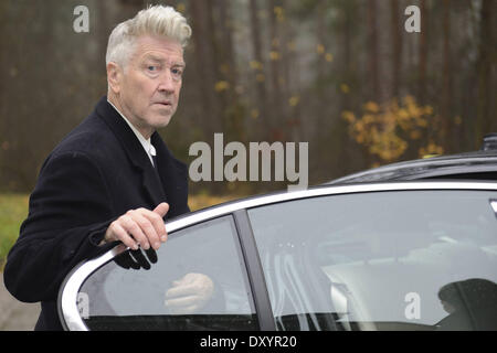 David Lynch visiti un tedesco abbandonata fabbrica di esplosivi in Polonia con: David Lynch dove: Bydgoszcz Polonia quando: 24 Nov 2012 Foto Stock