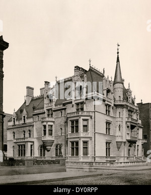 Casa di William K. Vanderbilt, progettato da Richard Morris Hunt, Fifth Avenue, New York City, 1886. Fotografia Foto Stock