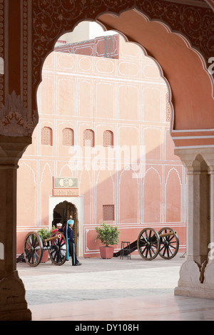Jaipur, Rajasthan, India. Palazzo di Città Foto Stock