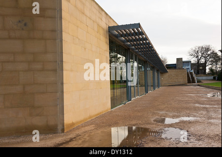 Vista esterna della galleria sotterranea a Yorkshire Sculpture Park West Bretton Wakefield England Regno Unito Regno Unito Foto Stock