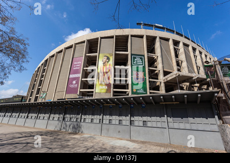 Barcellona FC stadio di calcio Camp Nou, Barcellona, Spagna. Foto Stock