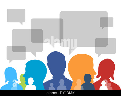 Simbolo di comunicazione Foto Stock