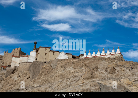 Shey, Ladakh India. Vista di Shey Gompa e Palazzo, Foto Stock