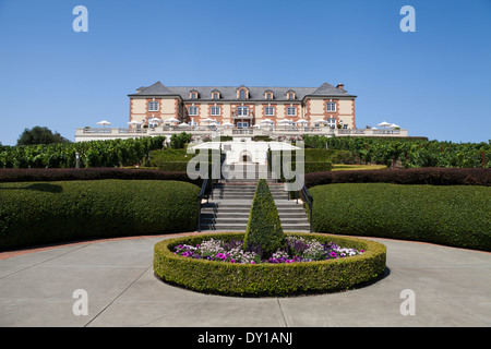 Domaine Carneros winery, Napa Valley, California, Stati Uniti d'America Foto Stock